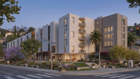 Rendering of the Flats on Sunset