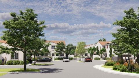 Rendering of the Basset Villas