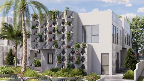 Rendering of 1533 and 1539 Euclid Street