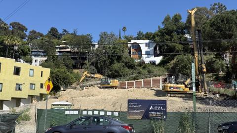 Construction at 1758 Griffith Park Boulevard
