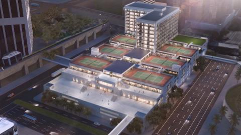 Rendering of Sky Castle