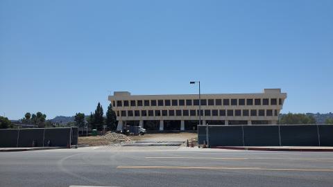 Exterior of the Sunkist Building in 2021