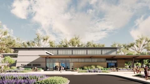 Rendering of the Palisades Park and Recreation Center