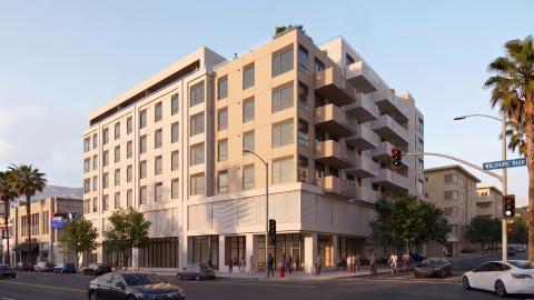 Rendering of 11905 Wilshire Boulevard