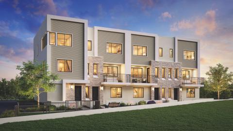Rendering of new Redondo Beach townhomes