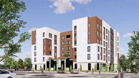 Rendering of Covina Senior Apartments