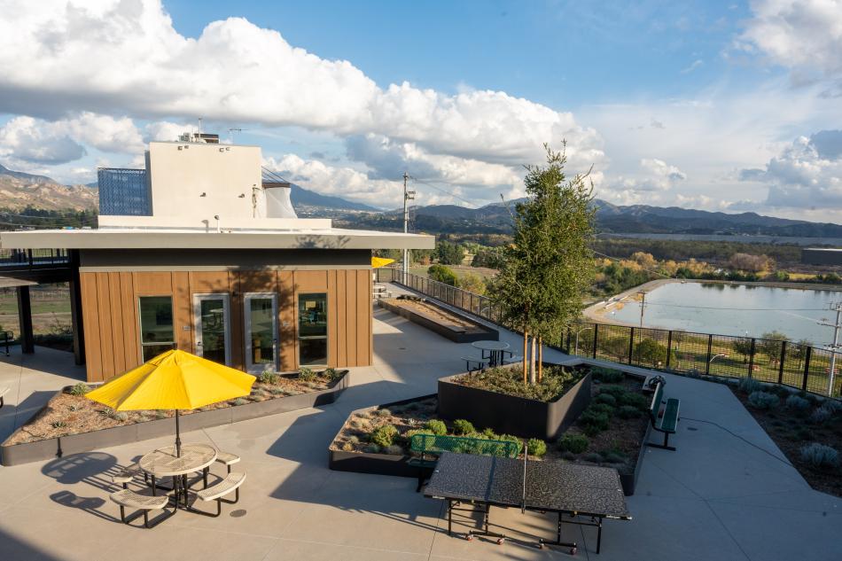 View of Summit View and Hansen Dam Recreational Lake