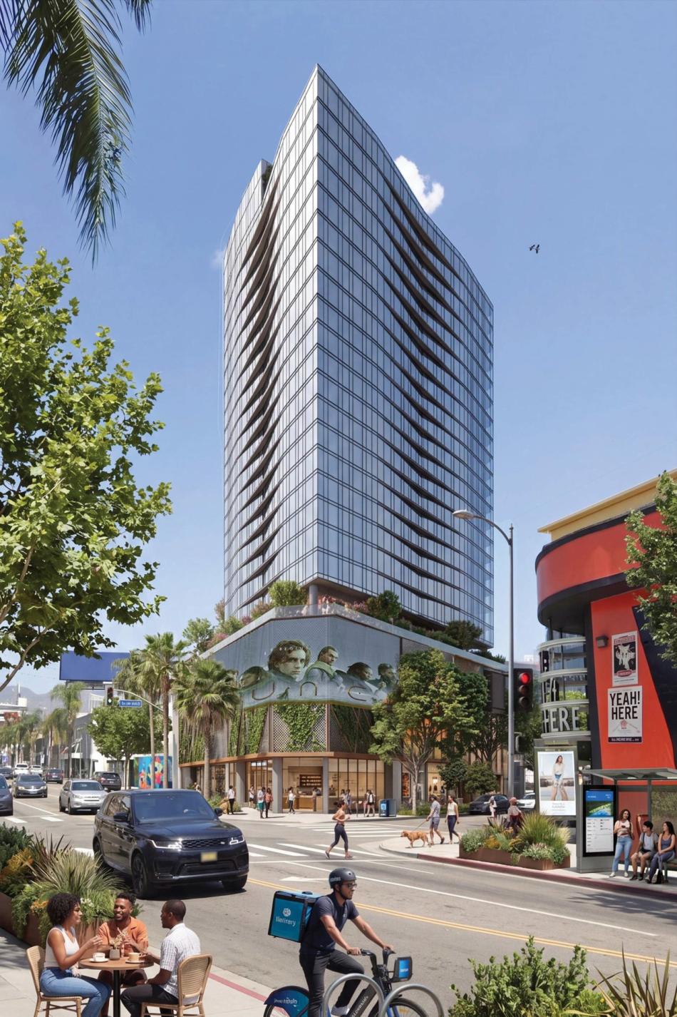 Developer plans high-rise apartments at 6409 Sunset Blvd. in Hollywood ...