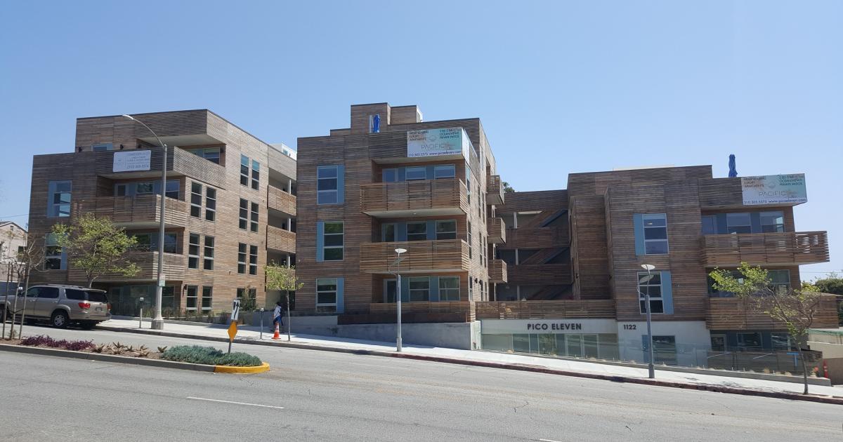 Rendering vs. Reality Santa Monica's Pico Eleven Apartments Urbanize LA