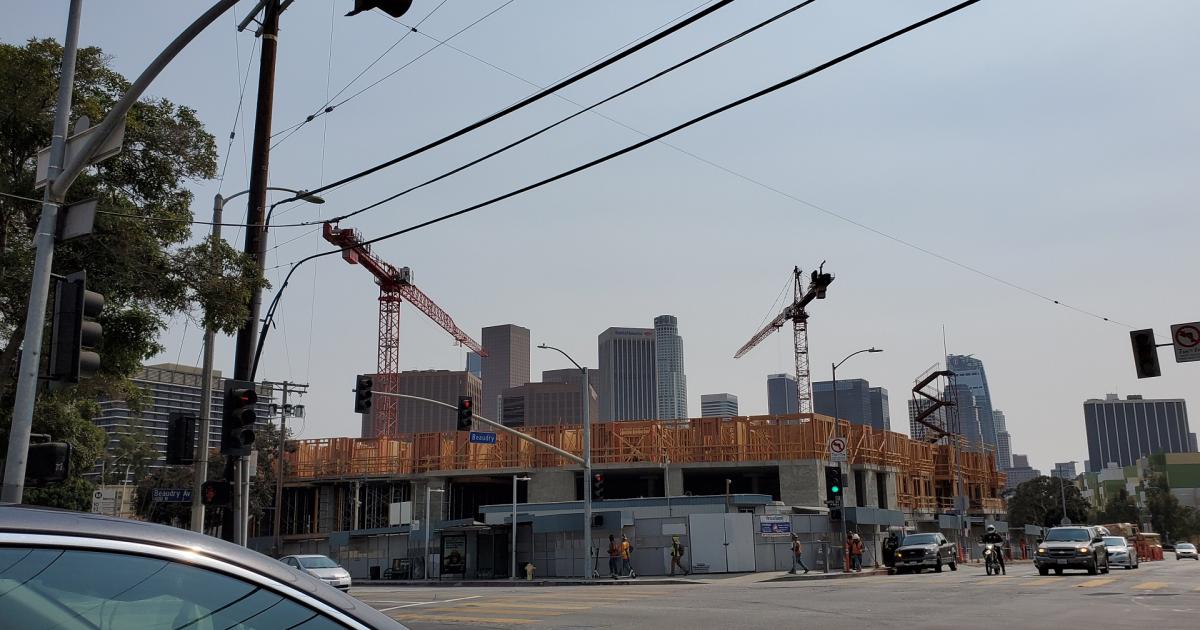 Huge Ferrante Apartment Complex Starts to Rise at Temple & Beaudry ...