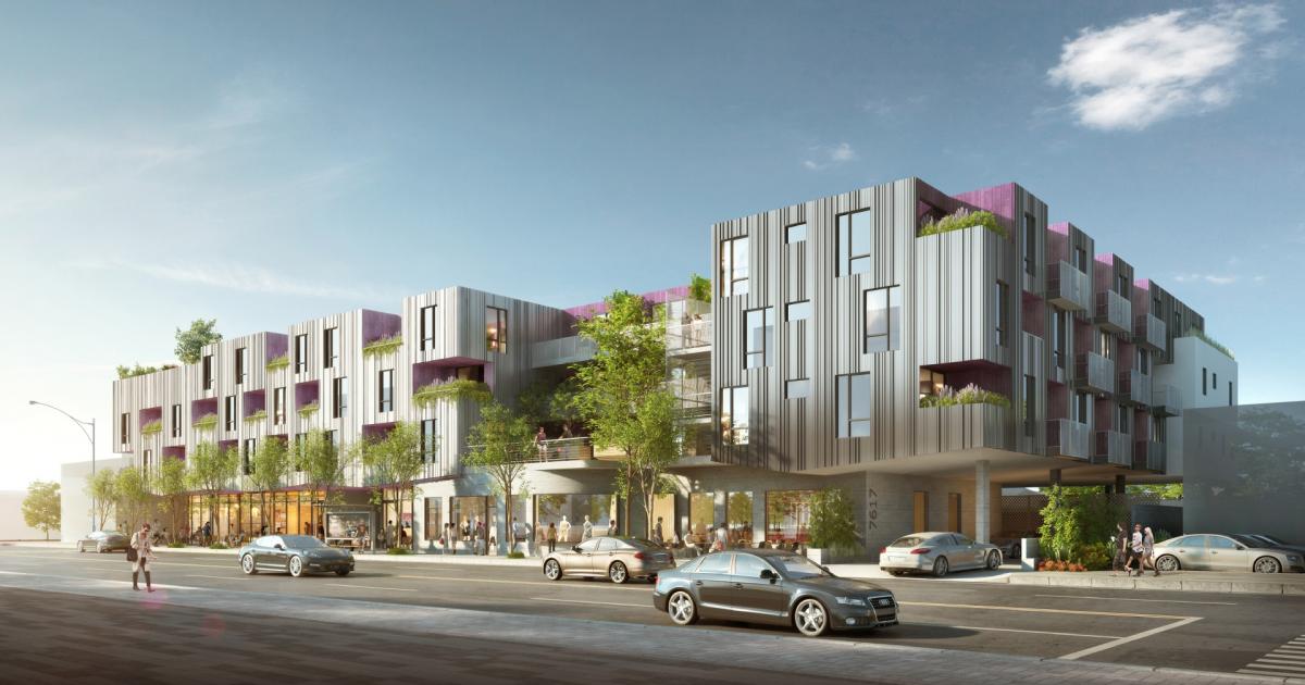 Mixed-use development unveiled at 7617 Santa Monica Boulevard in West Hollywood
