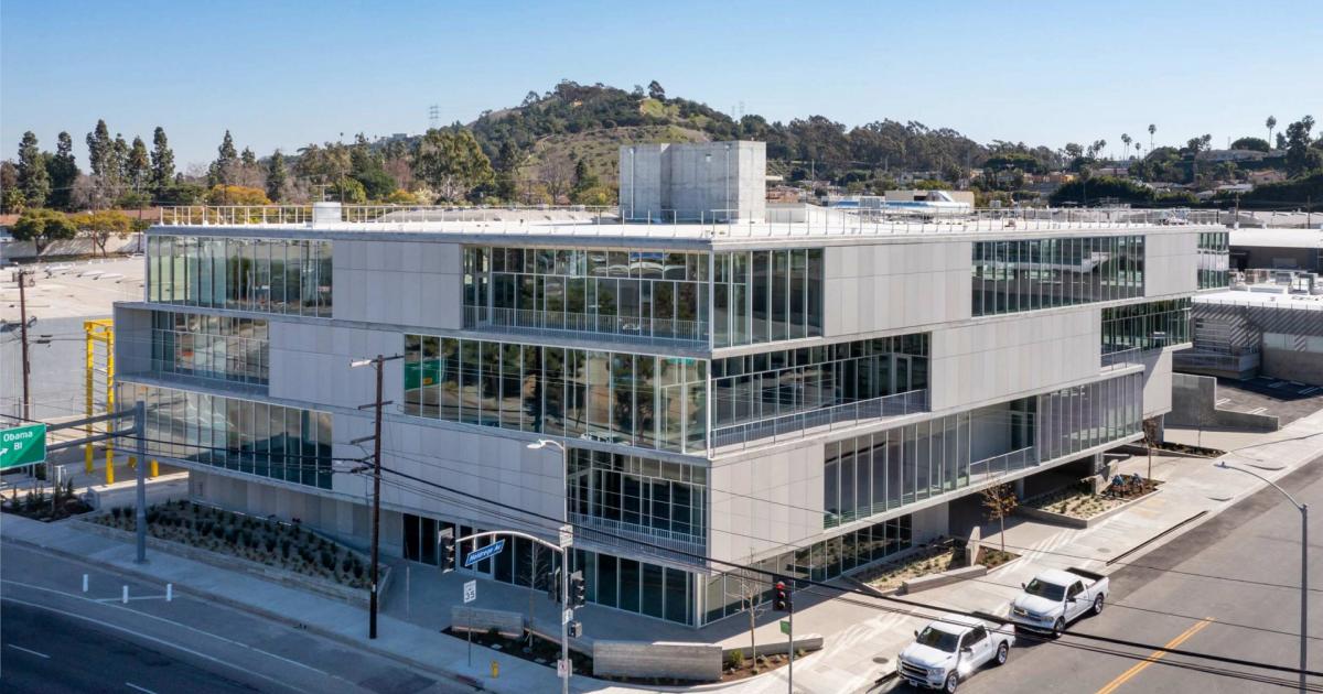 Rendering vs. Reality: 80,000SF office building at 5950 Jefferson Boulevard