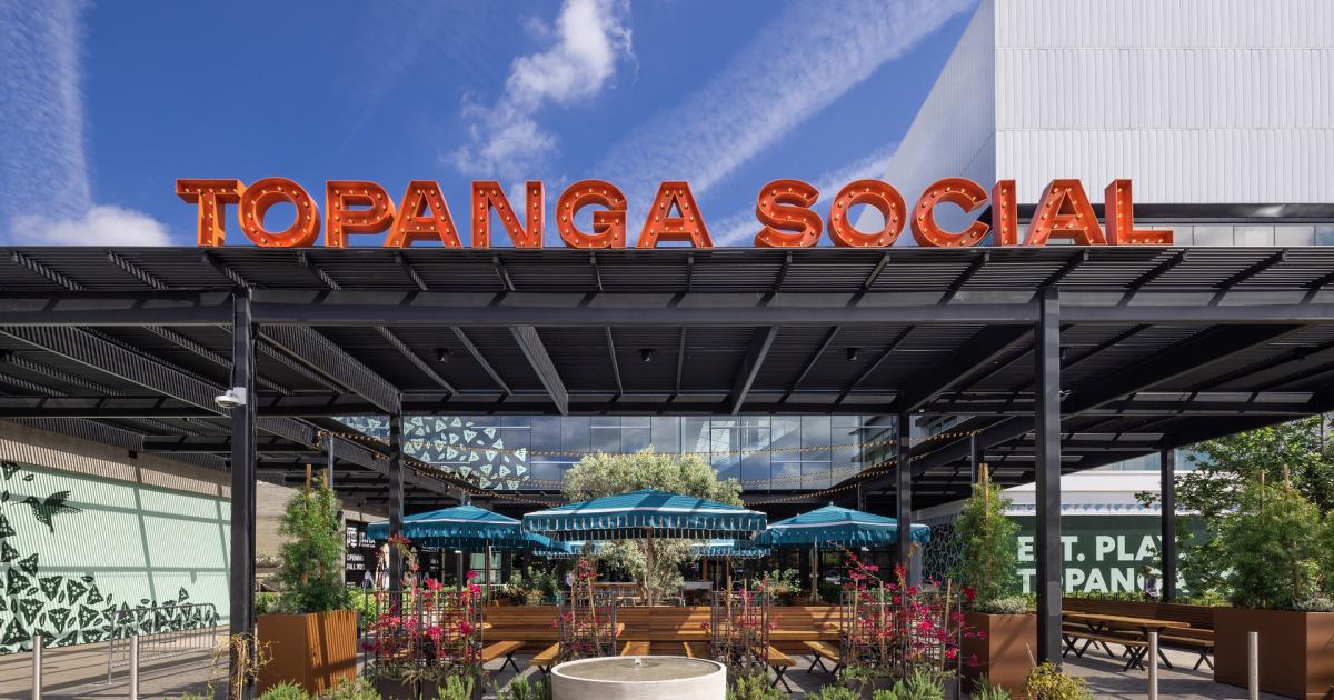 Topanga Social at the Westfield Topanga mall is close to opening