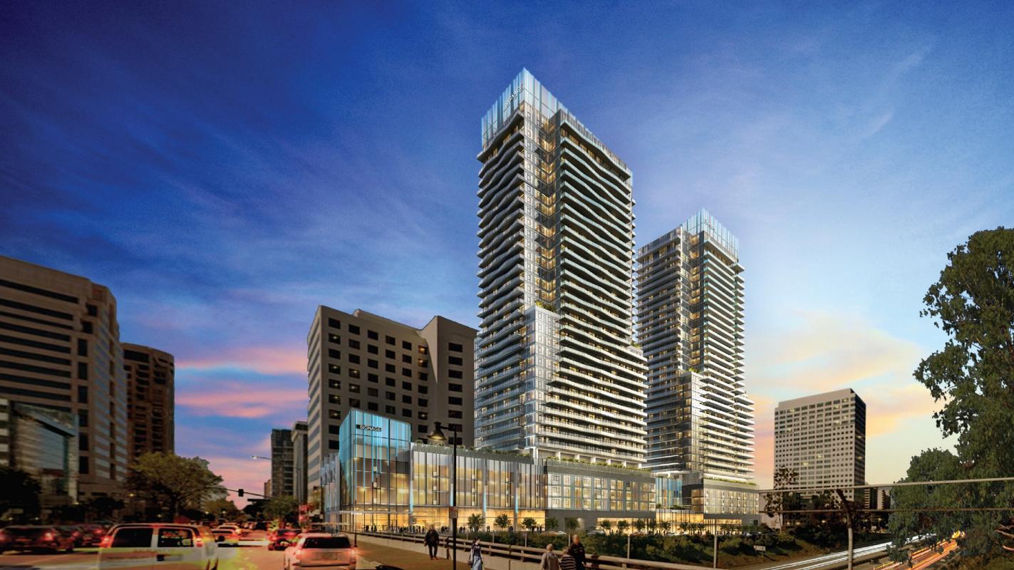 First Look at Onni Group's Two-Tower Glendale Hotel Complex