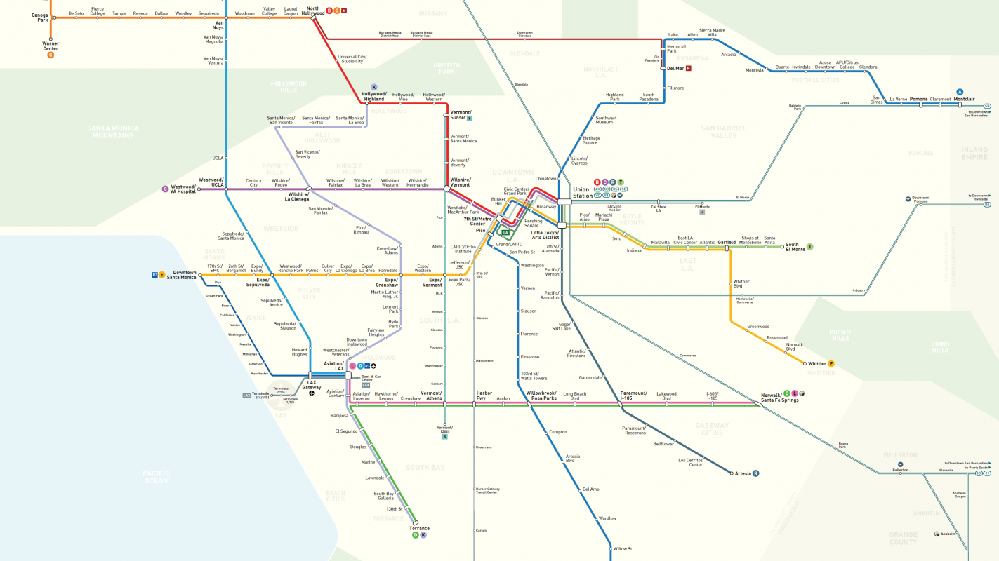 La Metro Future Map