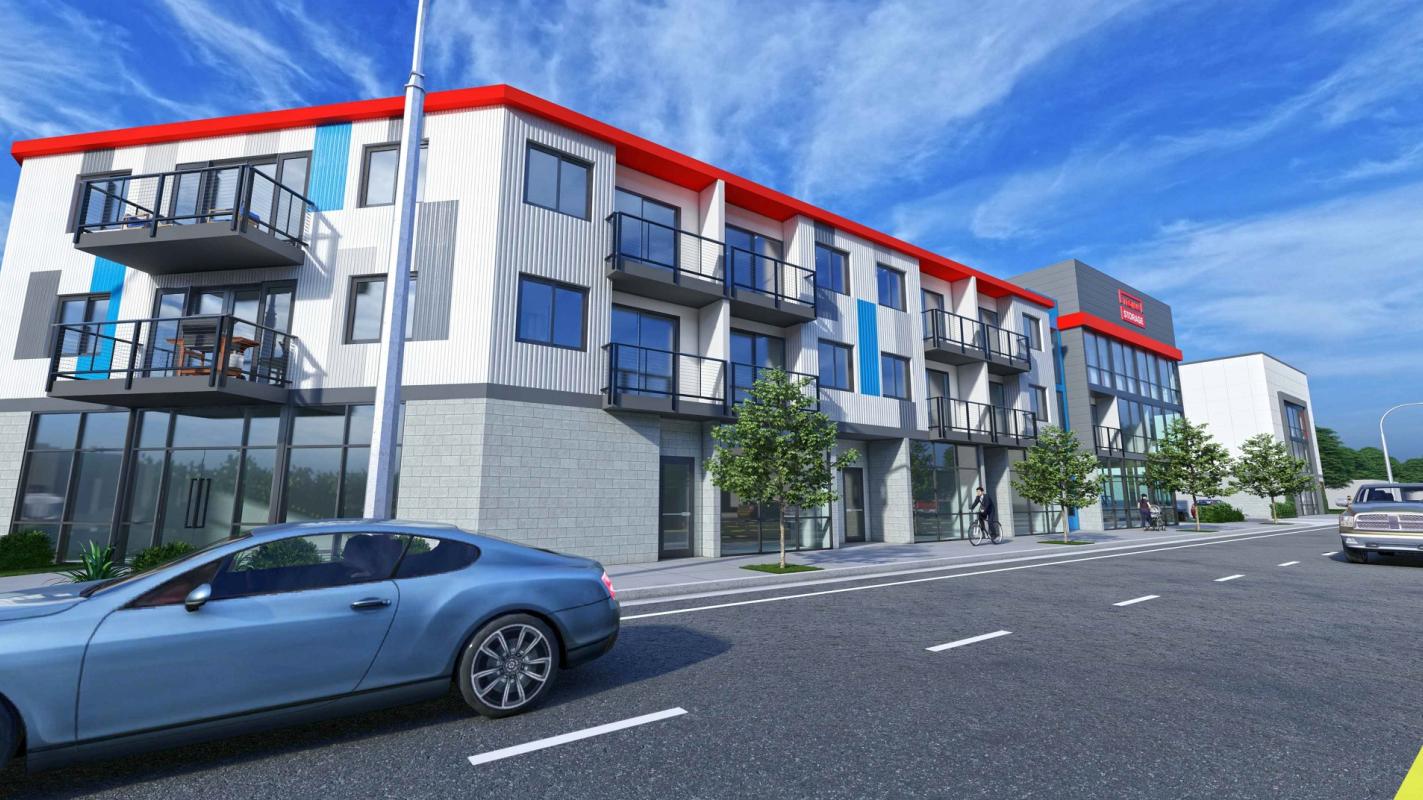 Housing + self storage approved at 13260 W. MacLay Street in Sylmar | Urbanize LA