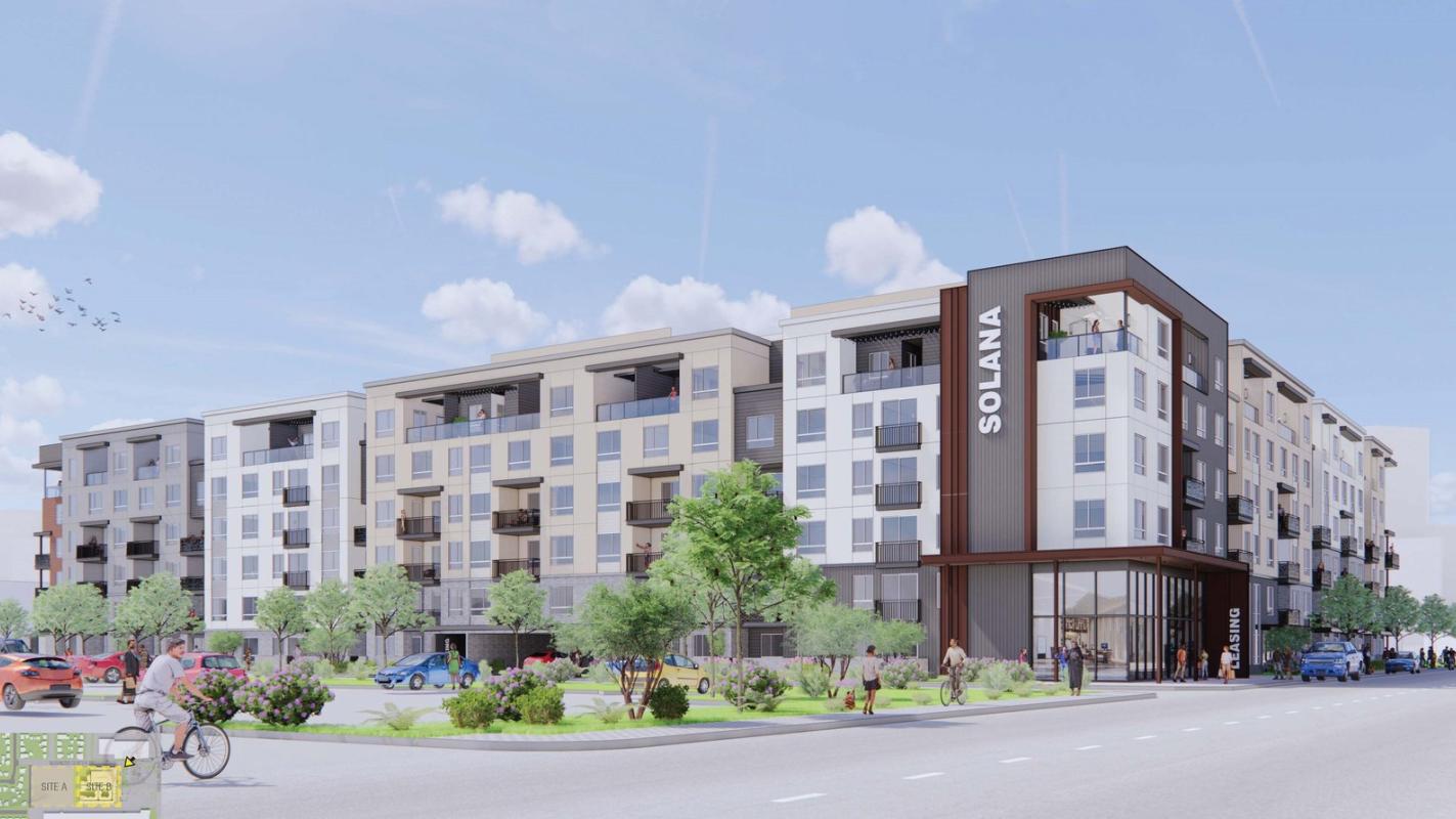 Construction underway for second apartment complex at Duarte Station |  Urbanize LA