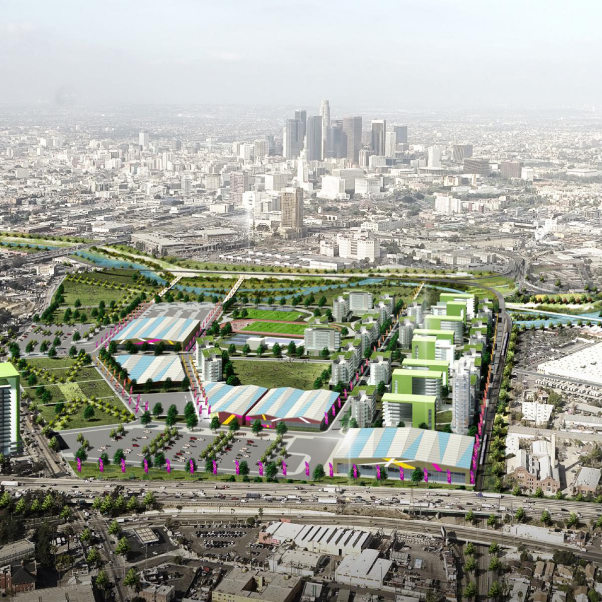 洛杉矶 2024 申奥标识  Los Angeles Candidate City Olympic Games