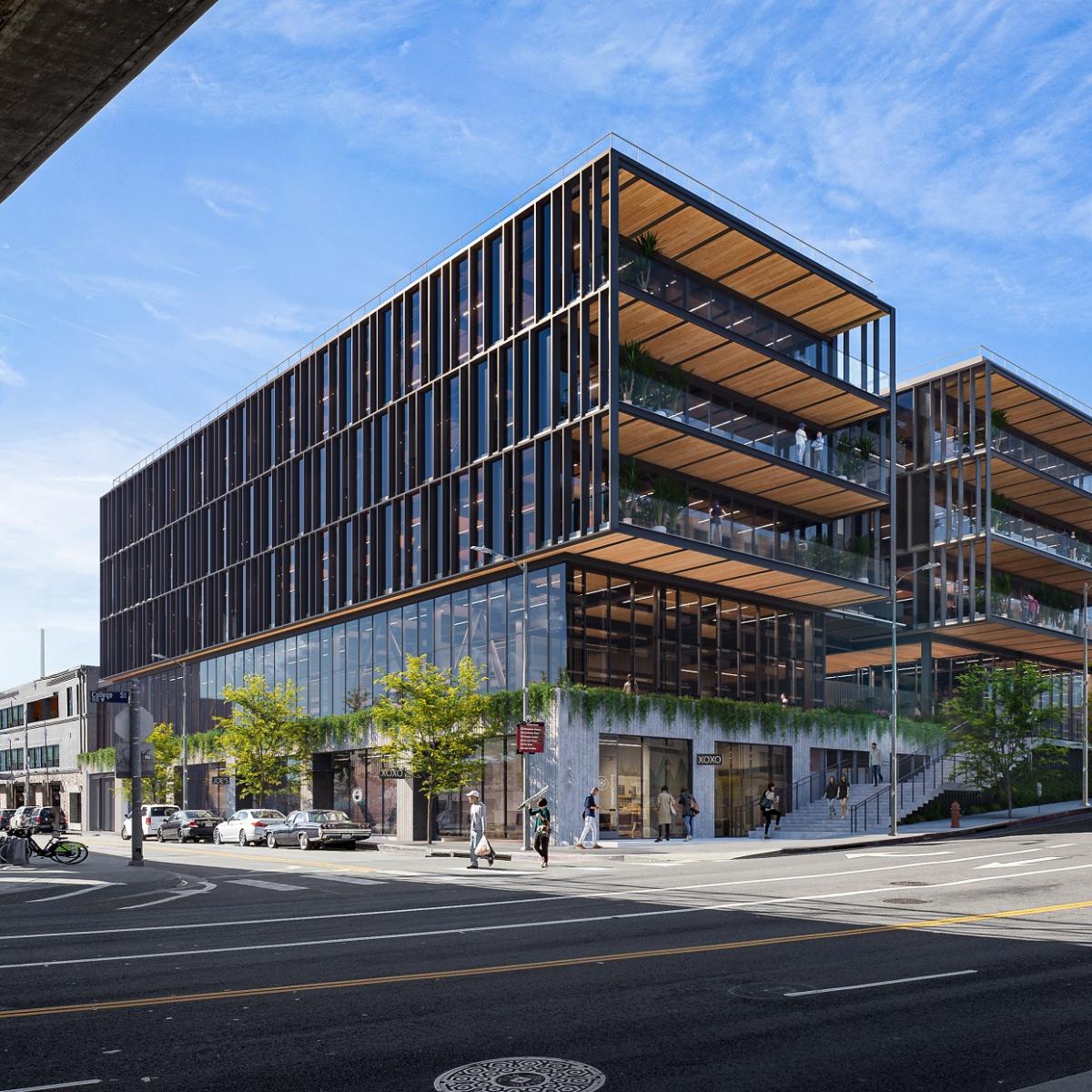 120,000sf office building rises next to Chinatown Station