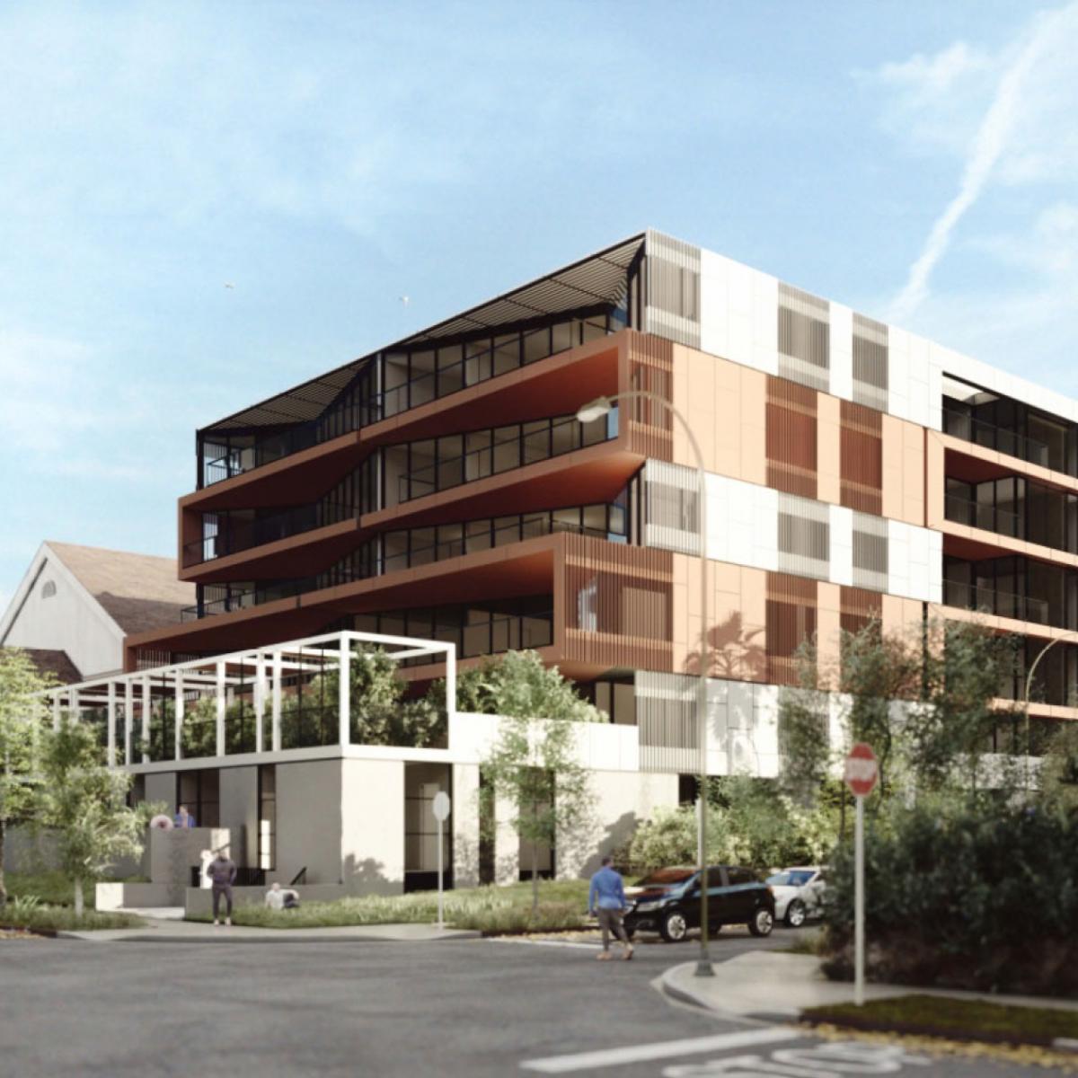 Six-story, 119-unit apartment building proposed at 2702 W Beverly Boulevard