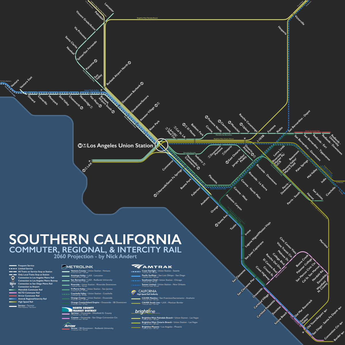 Envisioning L.A.'s future regional rail network, an Oceanwide update 