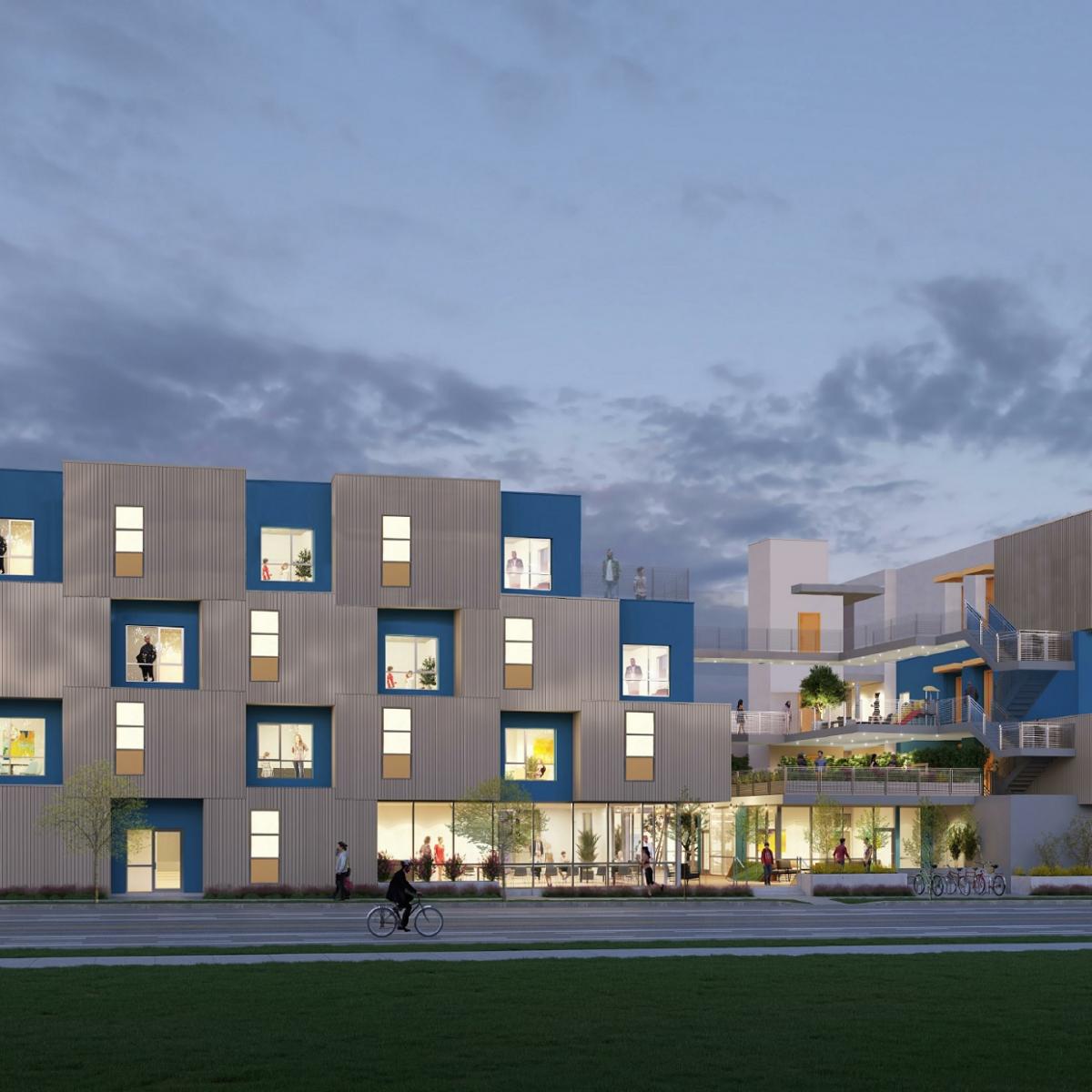 Las Flores affordable housing completed at 1834 14th Street in Santa Monica