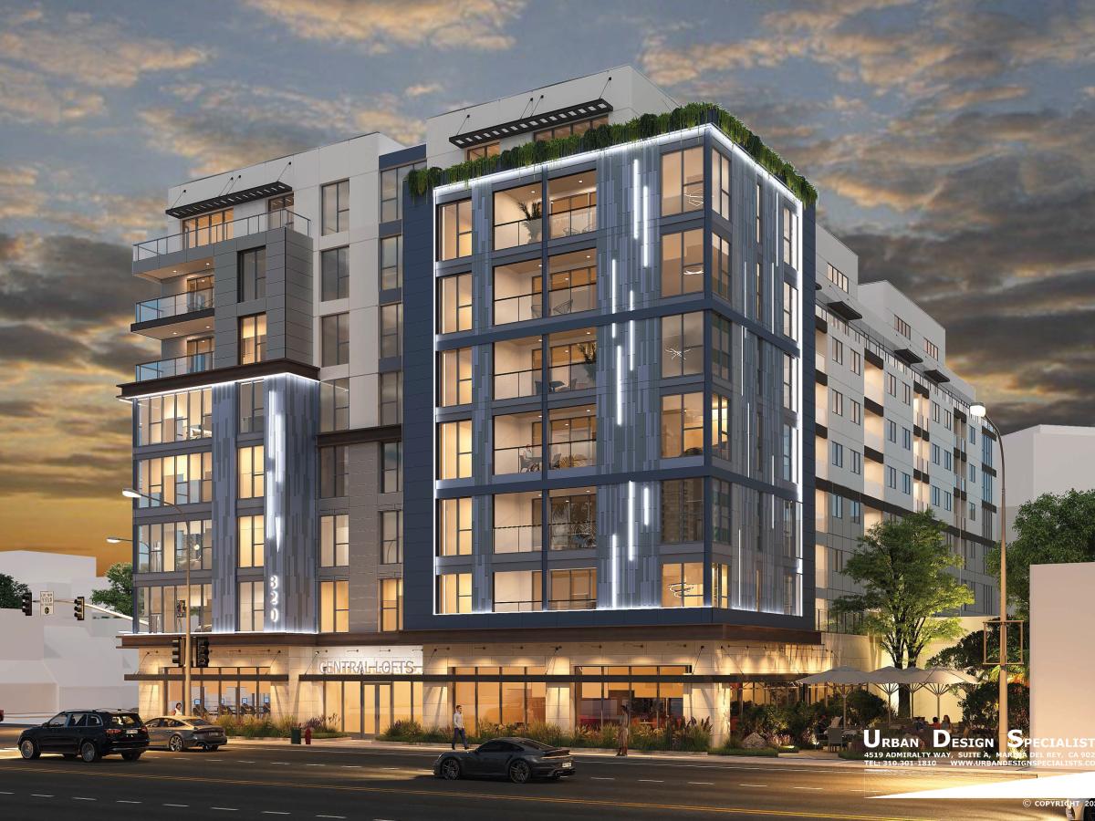 Renderings Revealed: 105-unit apartment complex at 820 N. Central Avenue in  Glendale | Urbanize LA, image size:1200x900